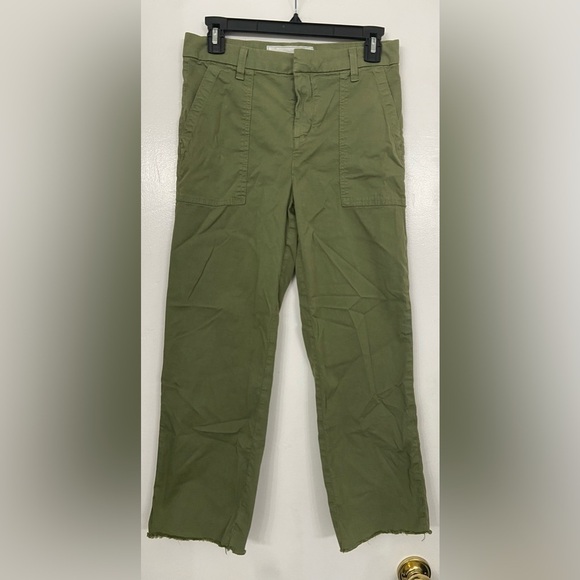 Frank & Eileen Blackstone Utility Pant Army Green Size 0 - Picture 2 of 6